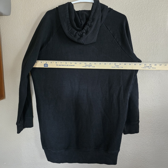 PINK Victoria's‎ Secret Black Long Hoodie XS - Picture 7 of 8